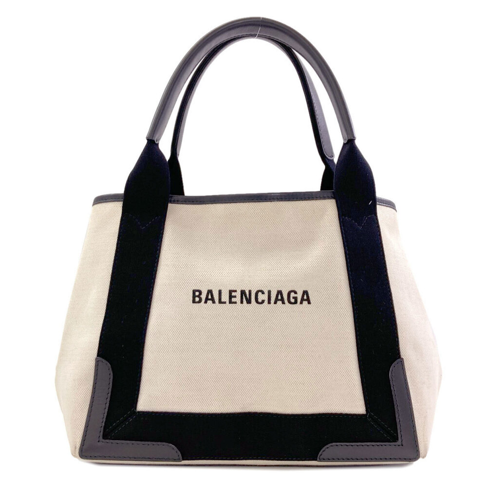 Balenciaga 339933 Navy Cabas Tote Bag Canvas Women's BALENCIAGA